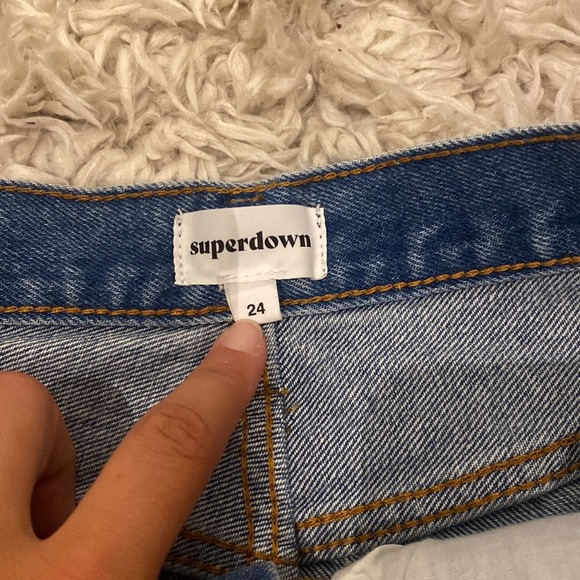 Revolve superdown jean shorts - Picture 3 of 3
